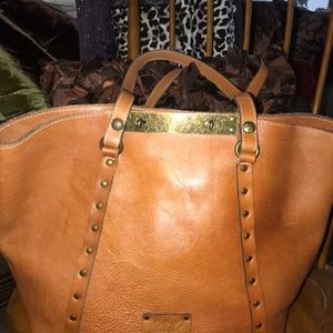 Patricia Nash Bienvenuto Tote X-Large EUC Tan